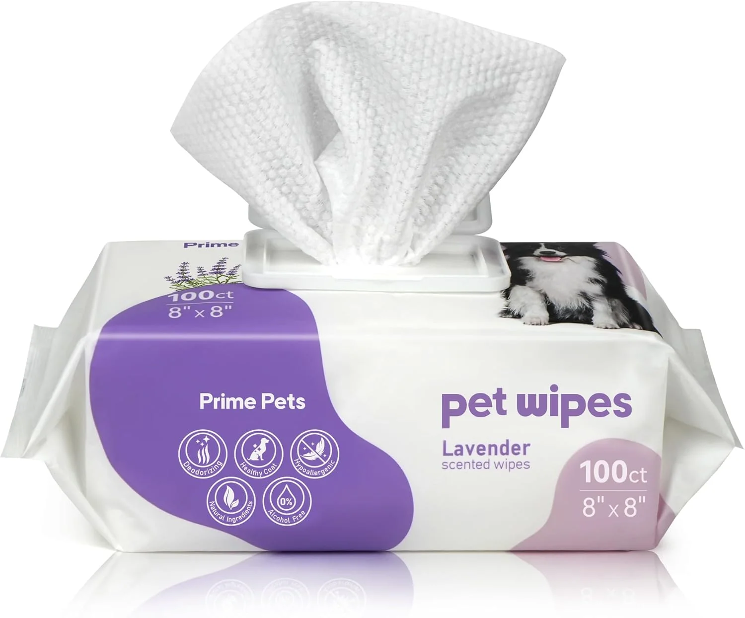 Premium PrimePets Dog Wipes for Paws and Butt. A thoughtful pick for calmer daily routines. Long-Lasting