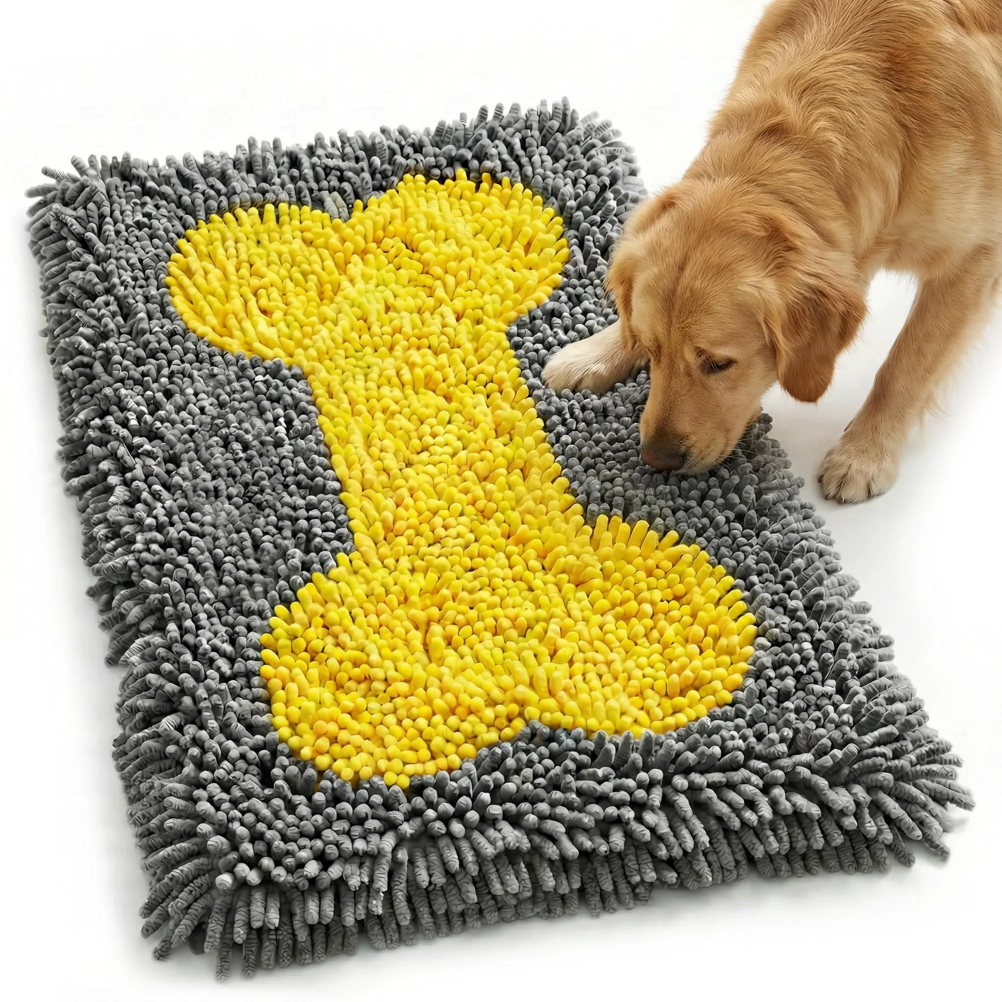 Reusable VINTORA Snuffle Mat for Dogs – 17x23 Enrichment Mat with Non-Slip Base Smart