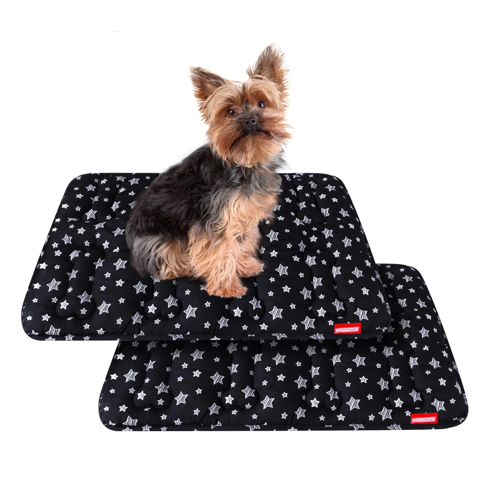Stylish Moonsea Dog Crate Mat 2-Pack – Soft Personalized Beds 24x18 with Anti-Slip Bottom Excellent
