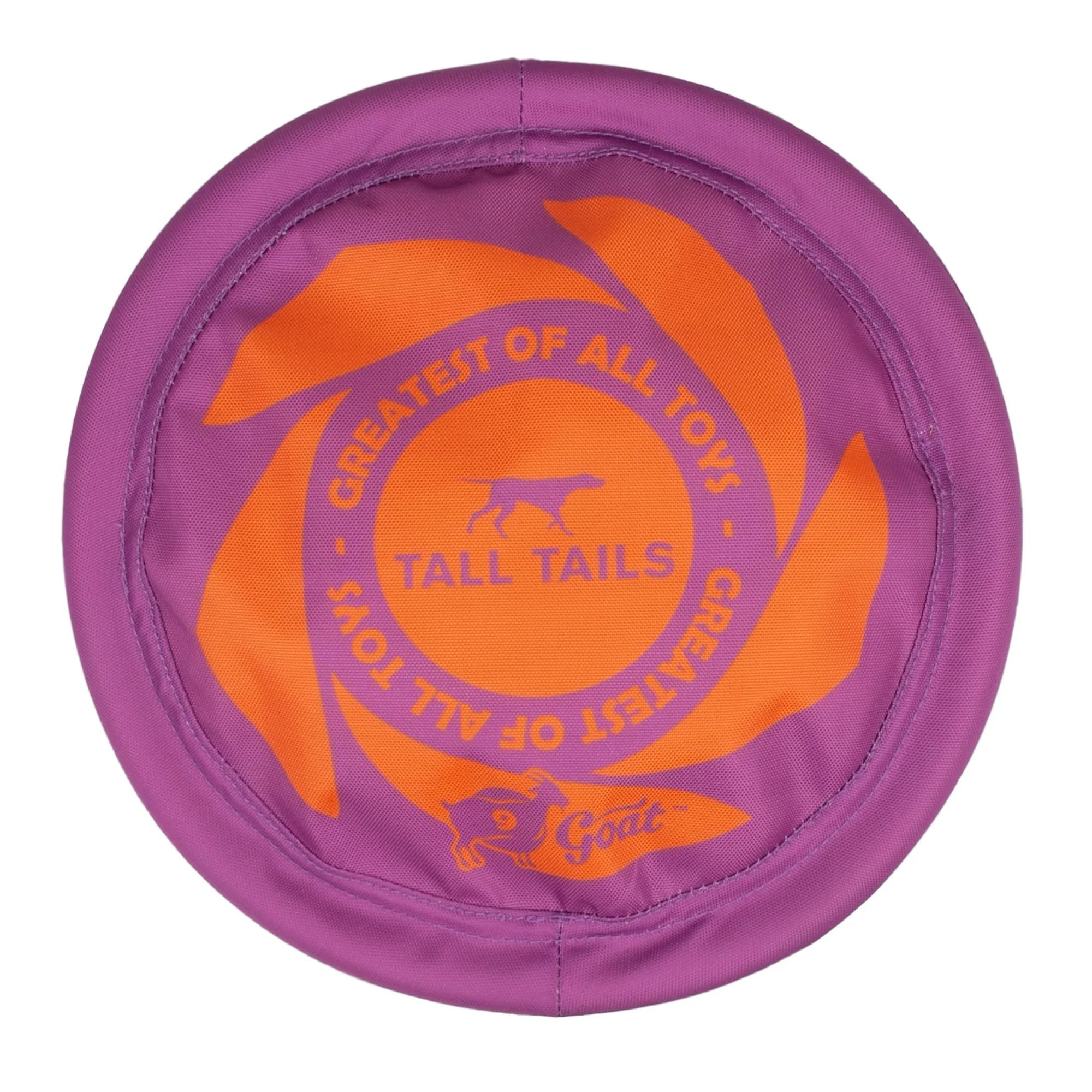 Optimized Tall Tails G.O.A.T. Sport Flyer — Large Fetch Disc for Dogs Durable Rubber High-Visibility High-End