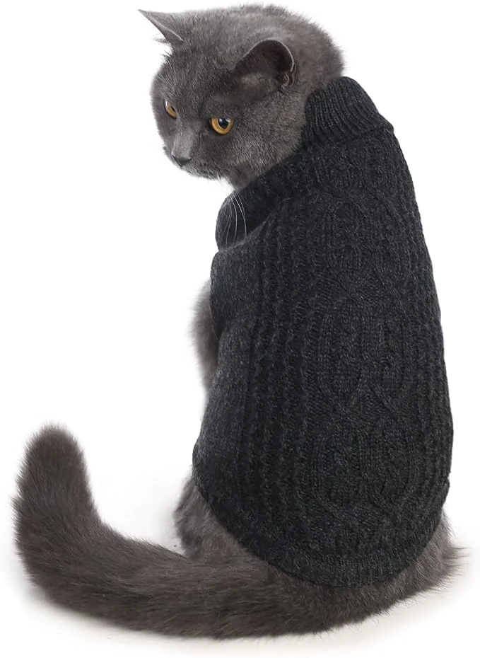 Responsible Stretchy Cat Sweater Long-Lasting