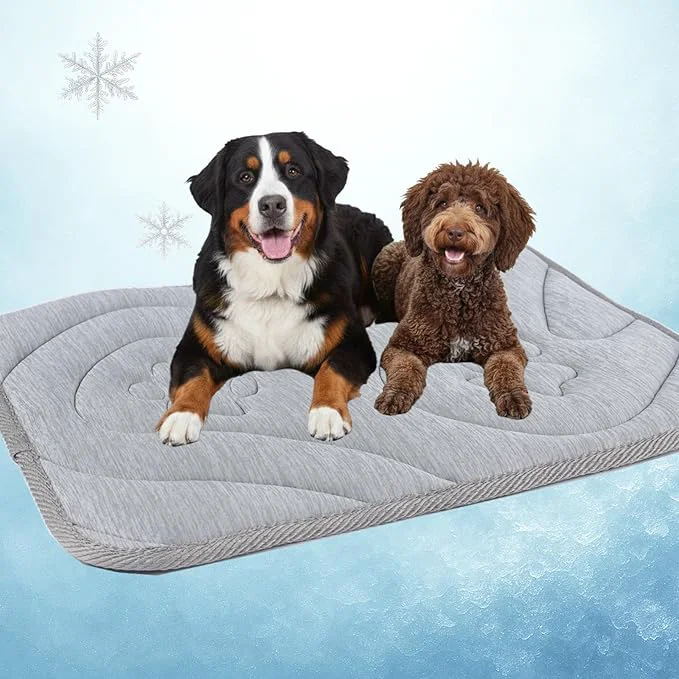 Luxury Dog Cooling Mat Reversible Cool Warm Pet Orthopedic Pad Thick Mat Original