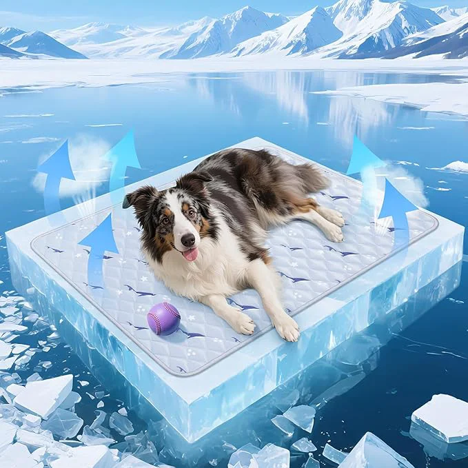Flexible Dog Cooling Mat Cooling Mat for Dogs Breathable Dog Bed Comfortable