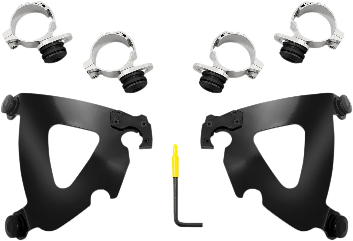 Refined MEMPHIS SHADES Road Warrior Mounting Kit - Black - Scout MEB2037 Healthy