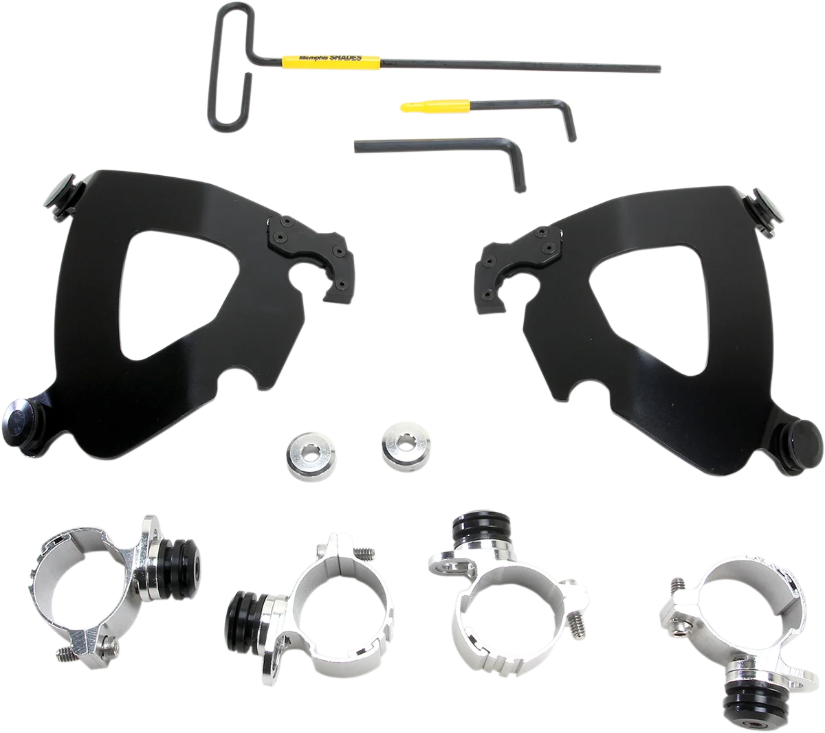 Next-Generation MEMPHIS SHADES Gauntlet Mounting Kit - Black - XL1200 MEB2006 Stylish