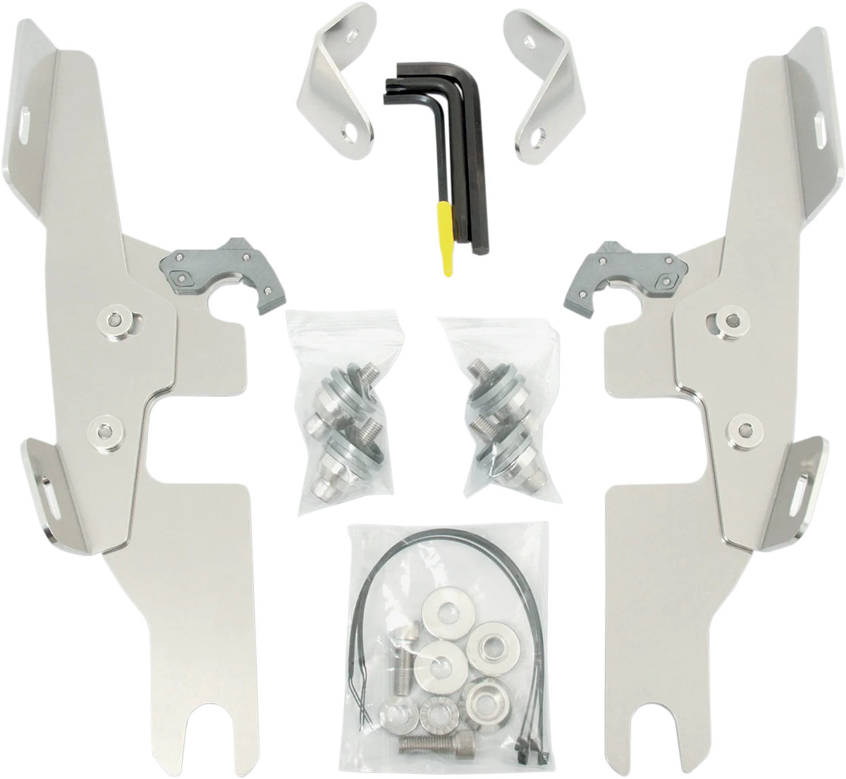 Pure MEMPHIS SHADES Batwing - Mounting Kit - Polished - Switchback MEK1983 Refined