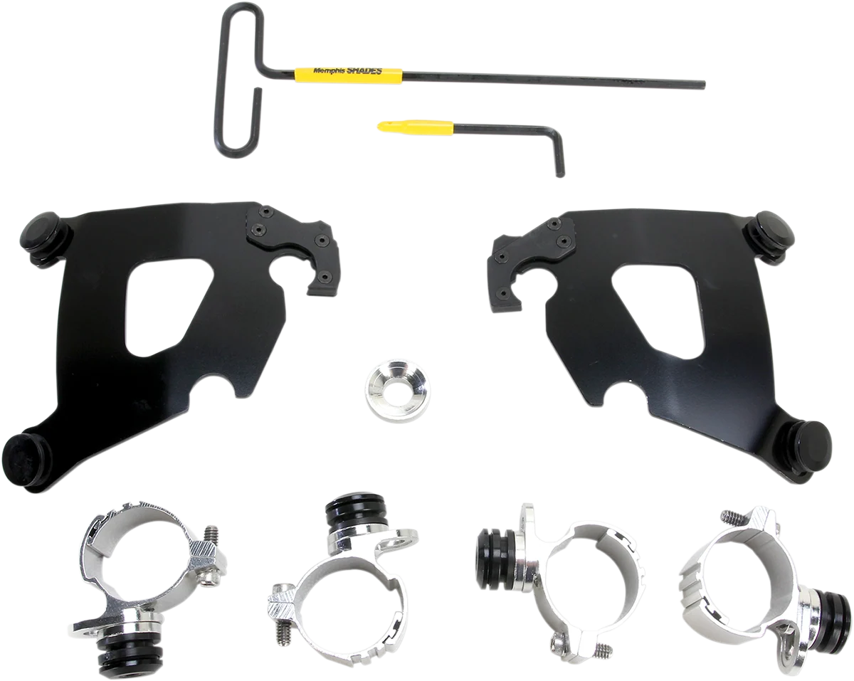 Long-Lasting MEMPHIS SHADES Cafe Mounting Kit - Black - XL883 MEB2003 Fine