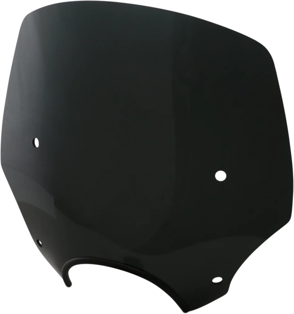 High-Quality MEMPHIS SHADES El Paso Windshield - 15 - 7 Headlight Cutout - Dark Black Smoke MEP5245 Verified