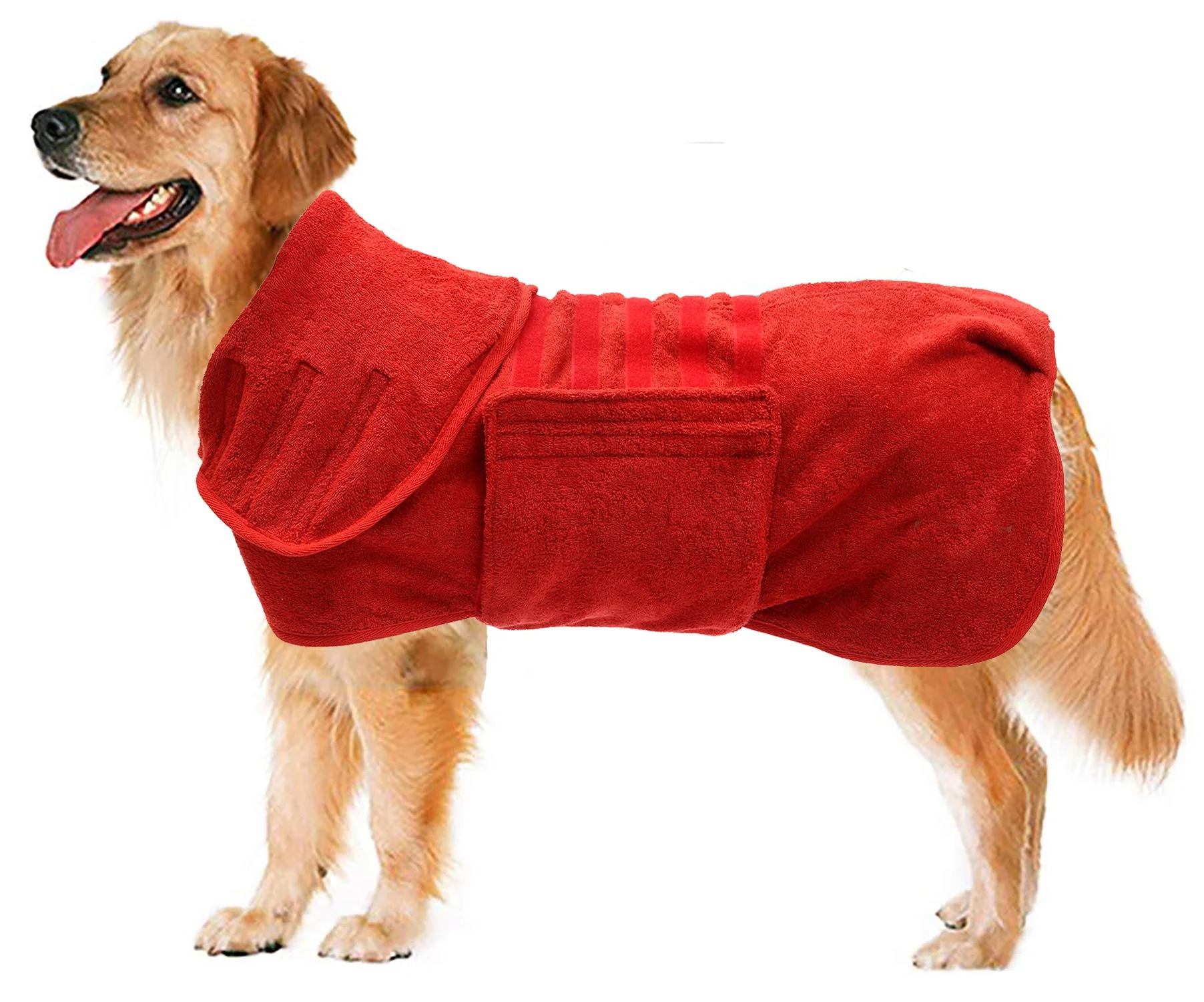 Original Geyecete Dog Drying Coat XXXL - Fast Microfibre Towel Robe for Quick Luxuriously Soft Drying Functional