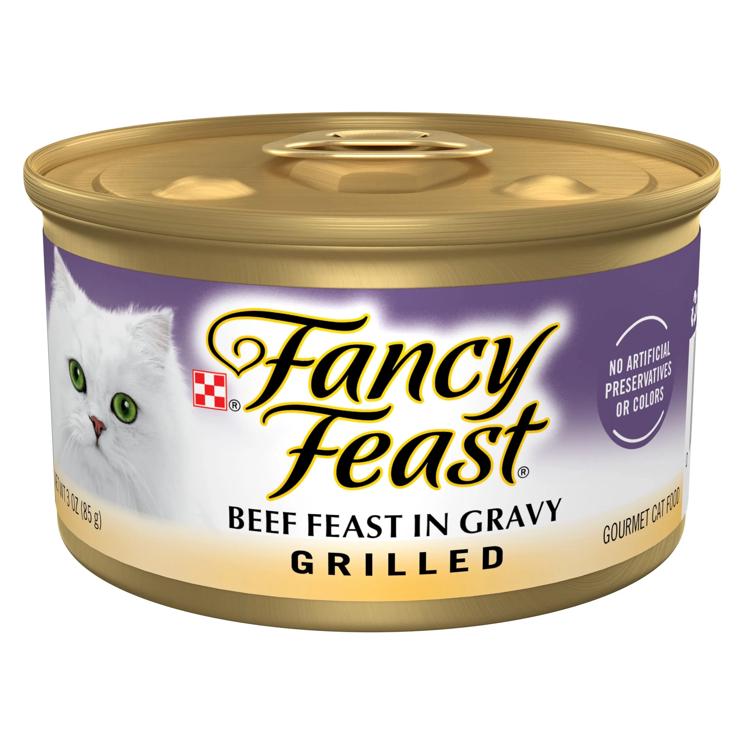 Powerful Fancy Feast Grilled Beef Feast in Gravy Cat Food – 3 oz Cans Pack of 24 Official