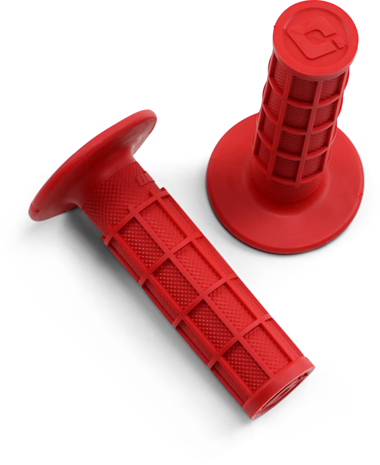 Sophisticated ODI Grips - Ruffian - Full-Waffle - Red H02RFR Modern