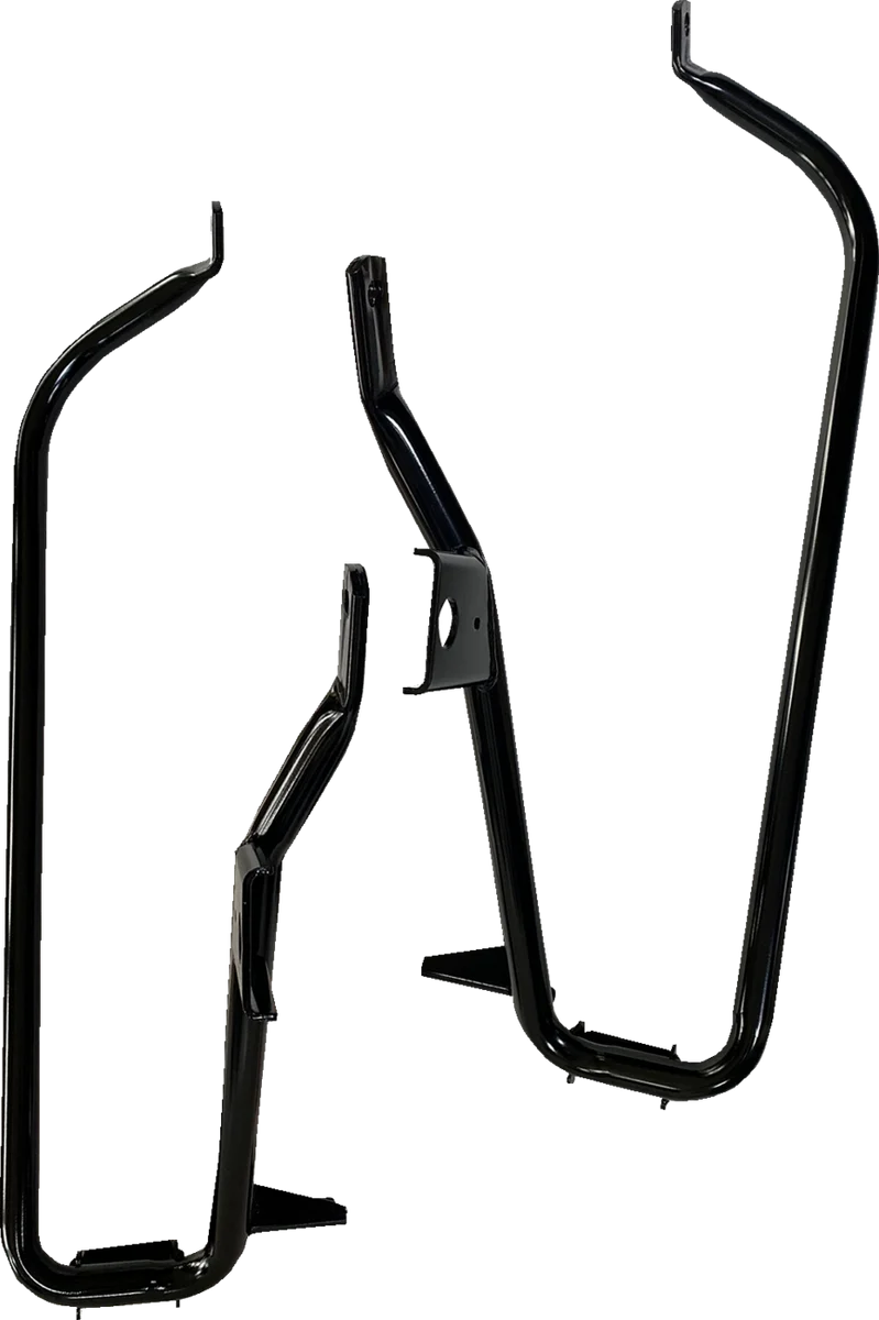 Professional DRAG SPECIALTIES Saddlebag Support Brackets - Black - FL '09-'10 S77-0138GB Durable