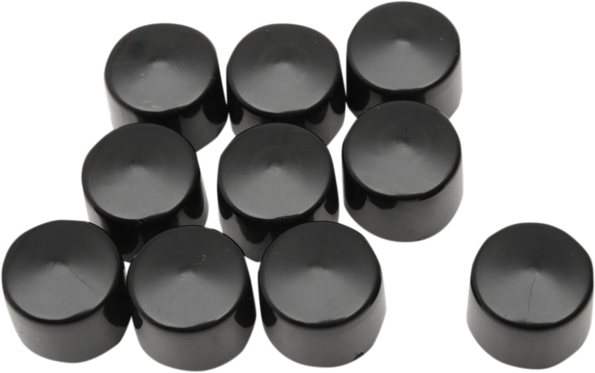 Expertly Made DRAG SPECIALTIES Bolt Covers - Hex - Deep - 9 16 - Black - 10 Pack 352089 Breathable