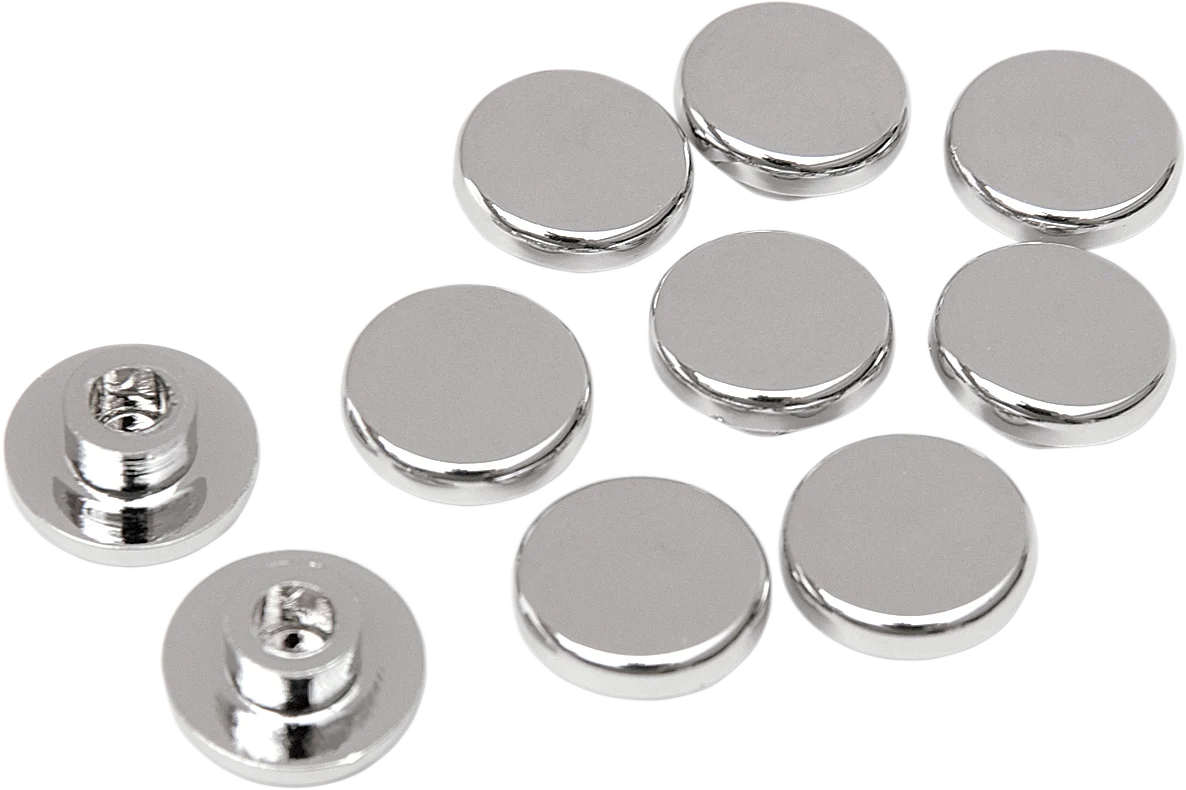 Environmentally Friendly DRAG SPECIALTIES Bolt Covers - Allen Buttonhead - Top Cover Only - 1 4 - Chrome - 10 Pack 352044 Advanced