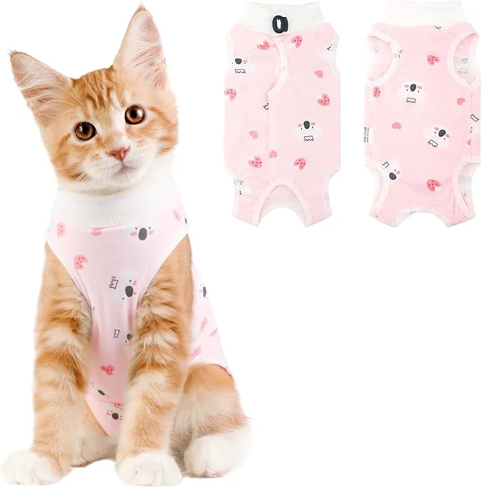 Innovative Cat Recovery Suit Female Breathable Cat Onesie After Surgery Female Smart