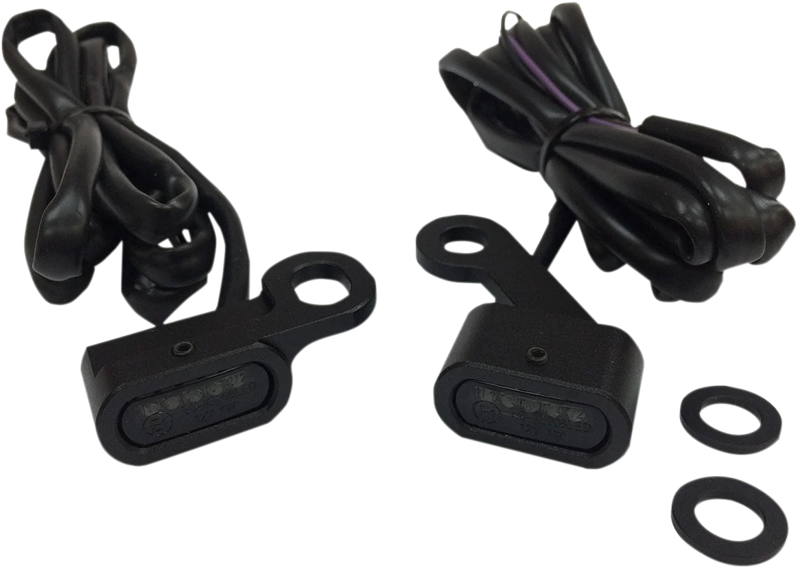 Relaxed DRAG SPECIALTIES LED Handlebar Marker Lights - XL - Black Smoke L22-0231MBMENU Fine