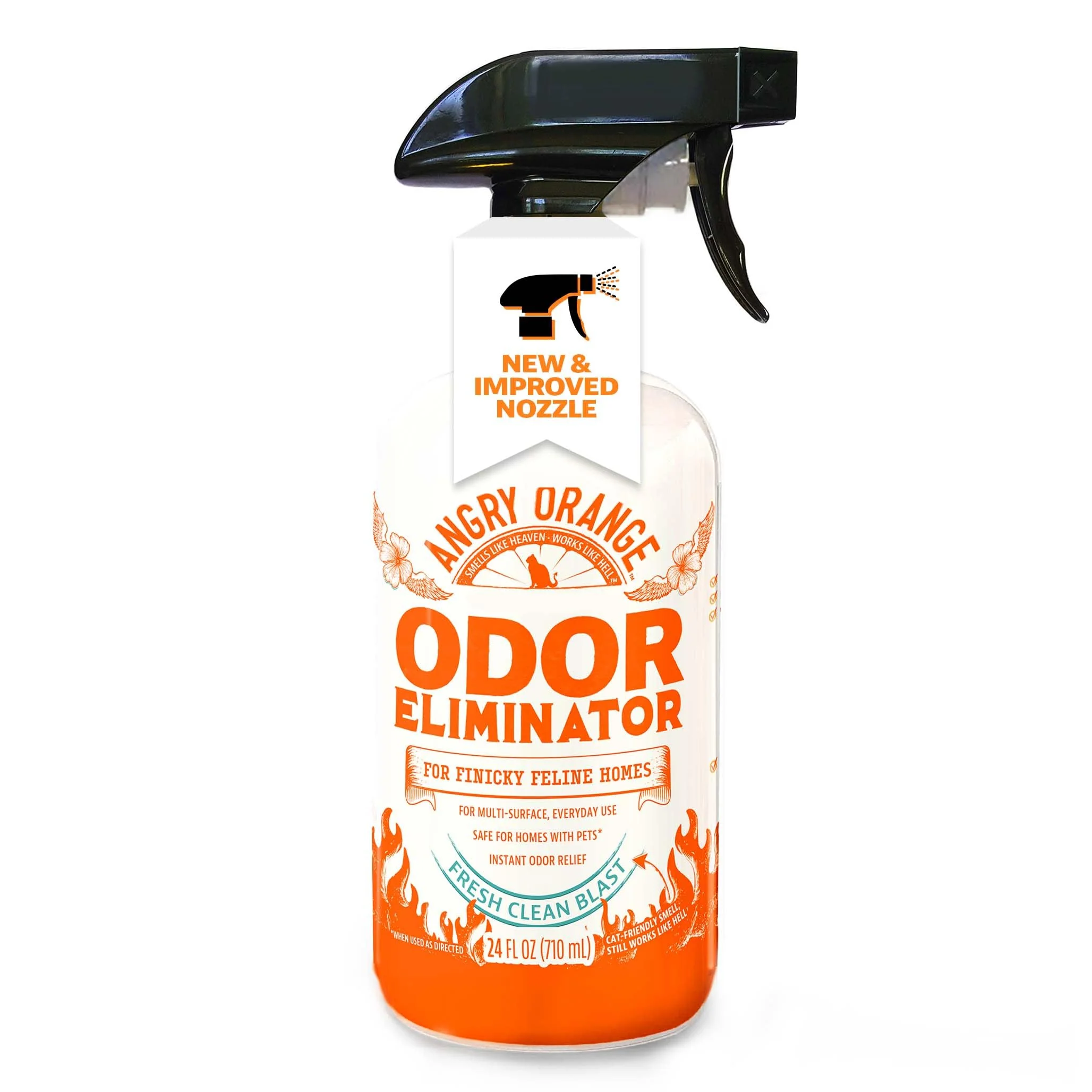 Smooth ANGRY ORANGE Pet Odor Eliminator – Fresh Scent 24 oz Original Design