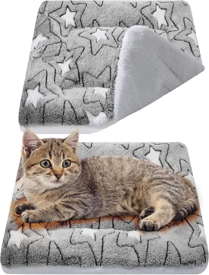 Functional VitalCozy 2 Pack Self Warming Cat Mat Self Heating Pad Bed Reversible Machine High-Performance