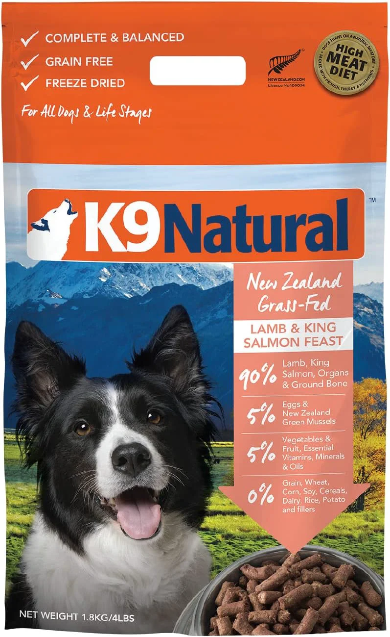 Luxury K9 Natural - Grain ze Dried Dog Food - Lamb Salmon 4lb Fine Crafted