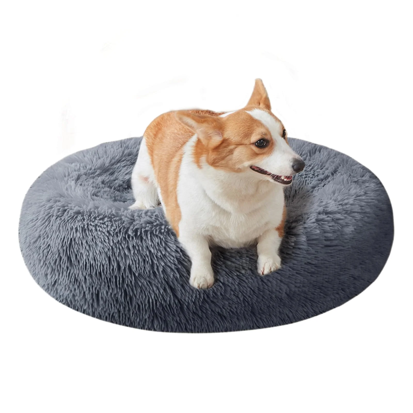 Trusted Nisrada Round Calming Dog Bed – 24 Inch Washable Slip-Resistant Elegant