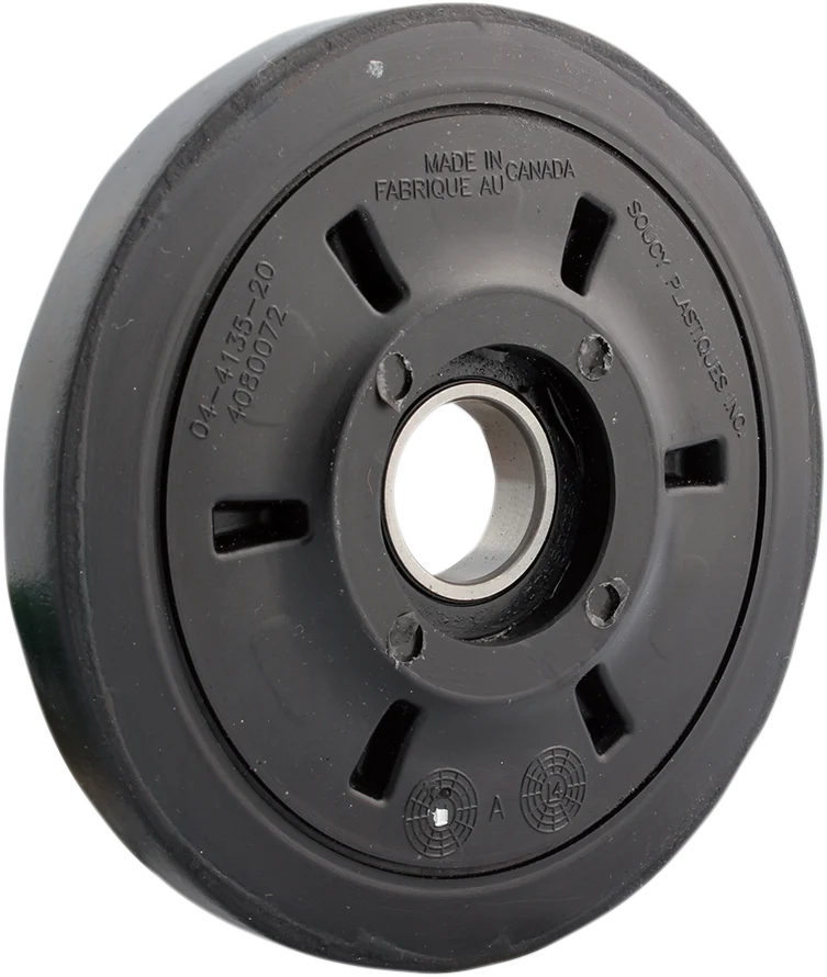 Outstanding KIMPEX Idler Wheel with Bearing 6004-2RS - Black - 135 mm OD x 25 mm ID 298991 Exceptional