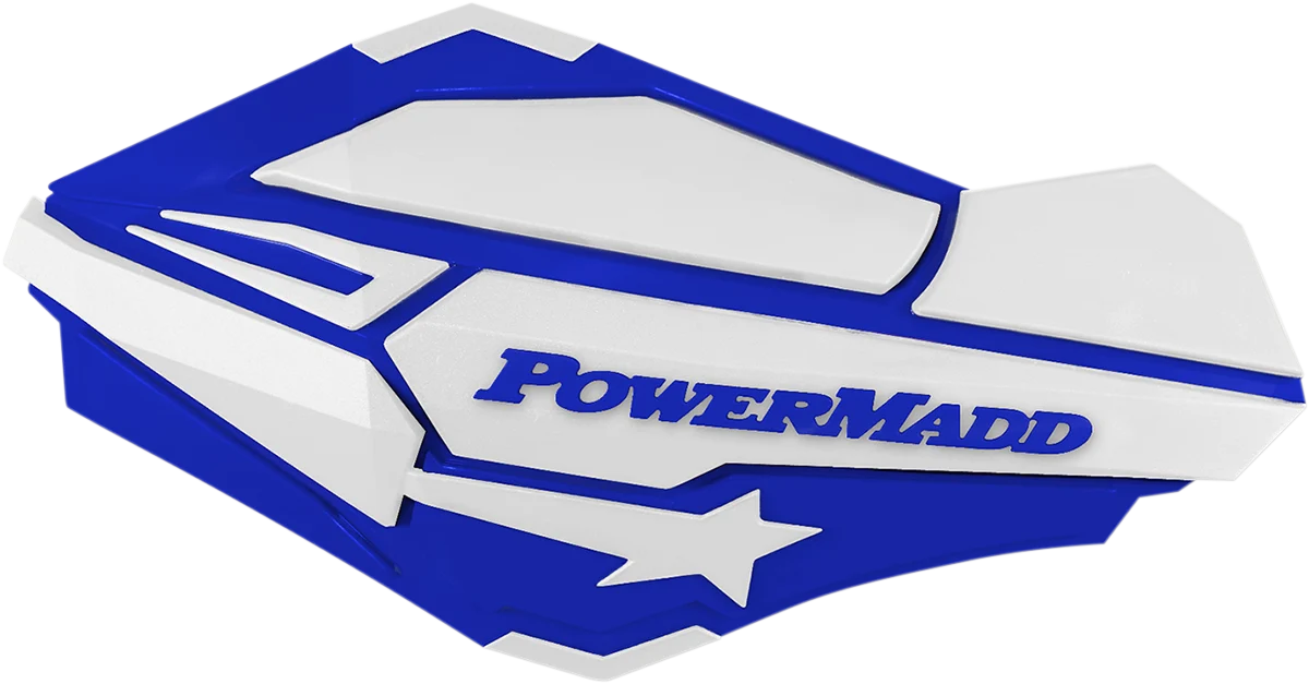 Elite POWERMADD Handguards - Blue White 34421 Trendy
