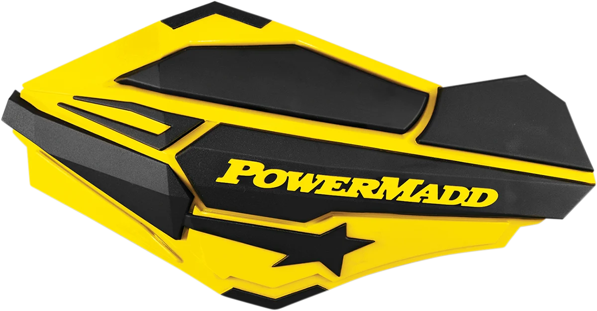 Next-Generation POWERMADD Handguards - Suzuki Yellow Black 34406 Proven