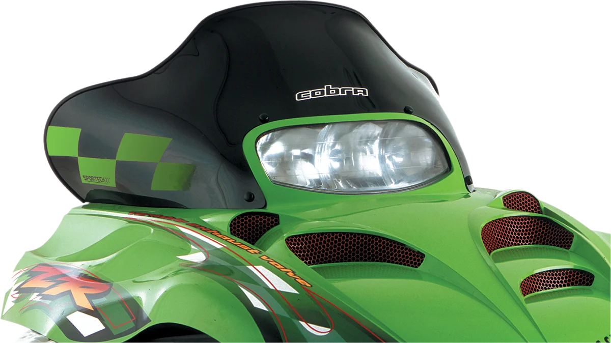Secure POWERMADD Windshield - 13.75 - Black - Arctic Cat 12320 Refined