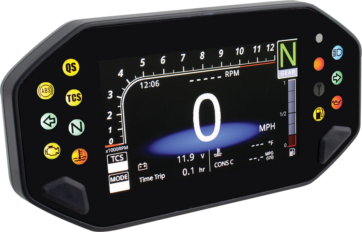 Powerful KOSO NORTH AMERICA TFT Multifunction Meter - RX-4 - Yamaha - MT-07 BA081100 Fine
