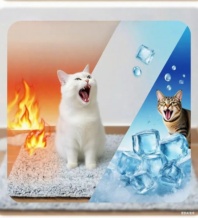 High-End Two Uses'Cat Mat Self Warming Cooling Cat Mat.12 20in- Cooling Cat Pad Contemporary