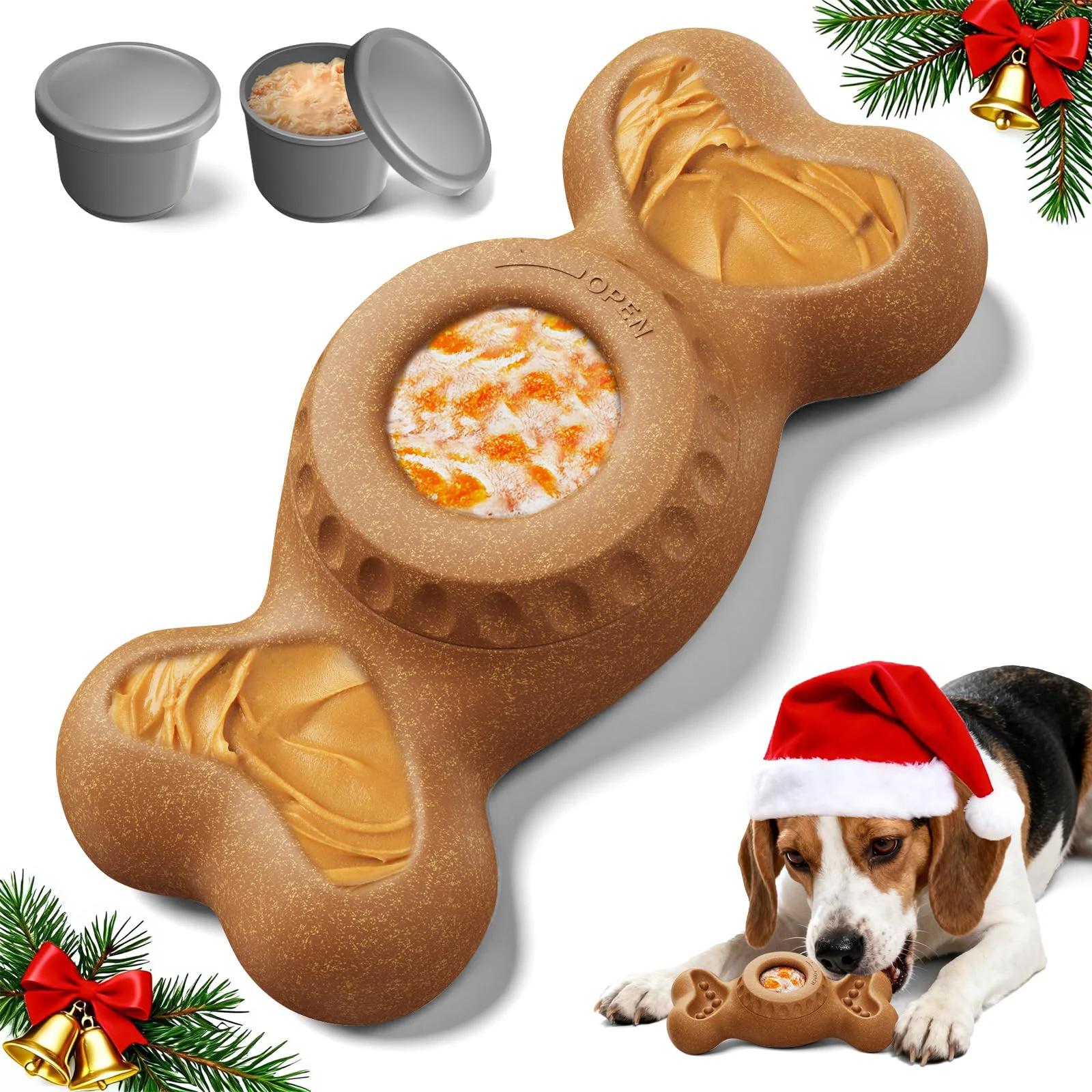 Convenient PETSWEET 3-in-1 Enrichment Dog Toy for Aggressive Chewers Innovative