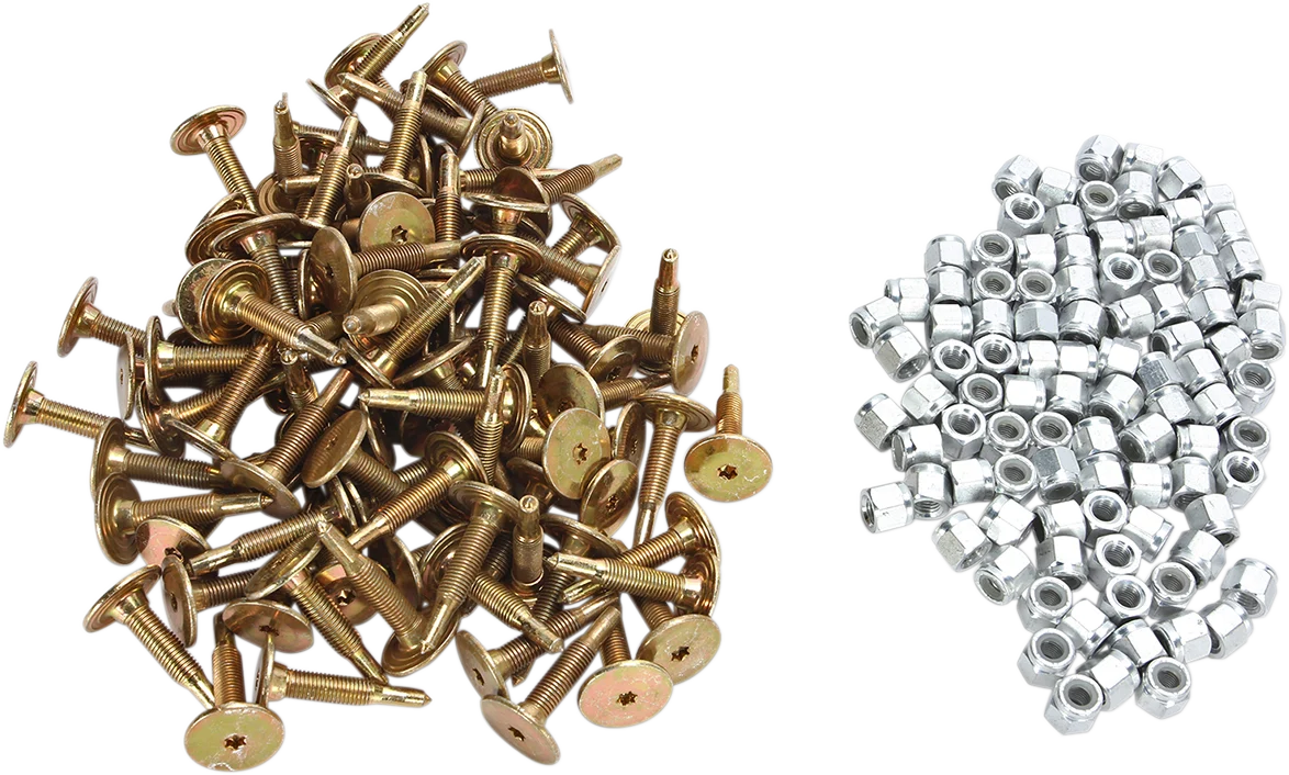 Premium Material STUD BOY Studs with Locknuts - 1.375 - 96 Pack 2166-P3 Flexible