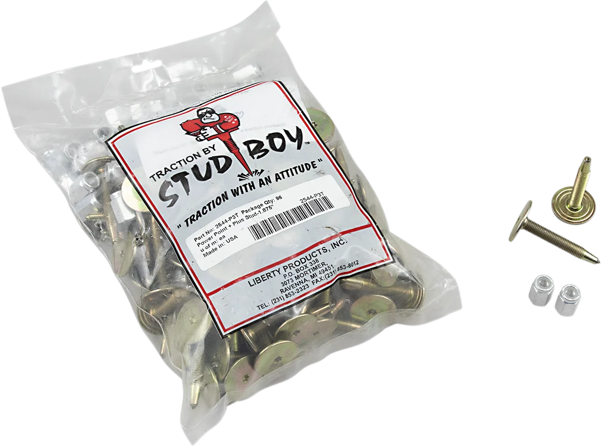 Recyclable STUD BOY Studs with Locknuts - 1.875 - 96 Pack 2544-P3 Artisan