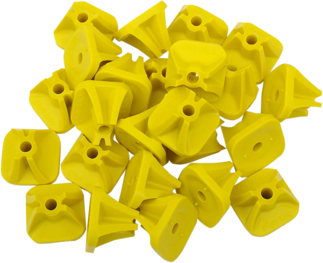 Soft STUD BOY Single Backer Plates - Hi-viz Yellow - 24 Pack 2513-P1-HVY Healthy