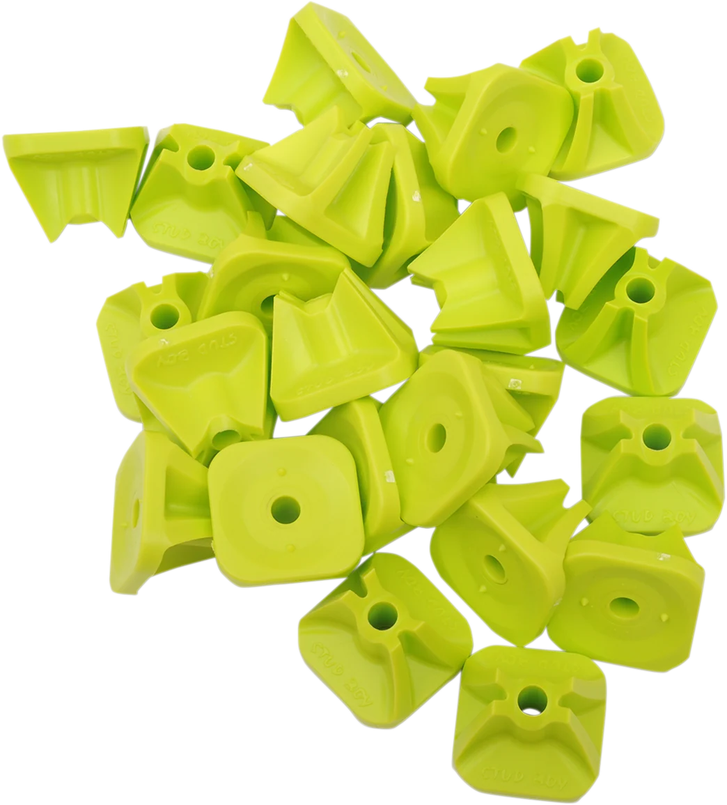 Pure STUD BOY Single Backer Plates - Hi-viz Green - 24 Pack 2513-P1-HVG Lightweight