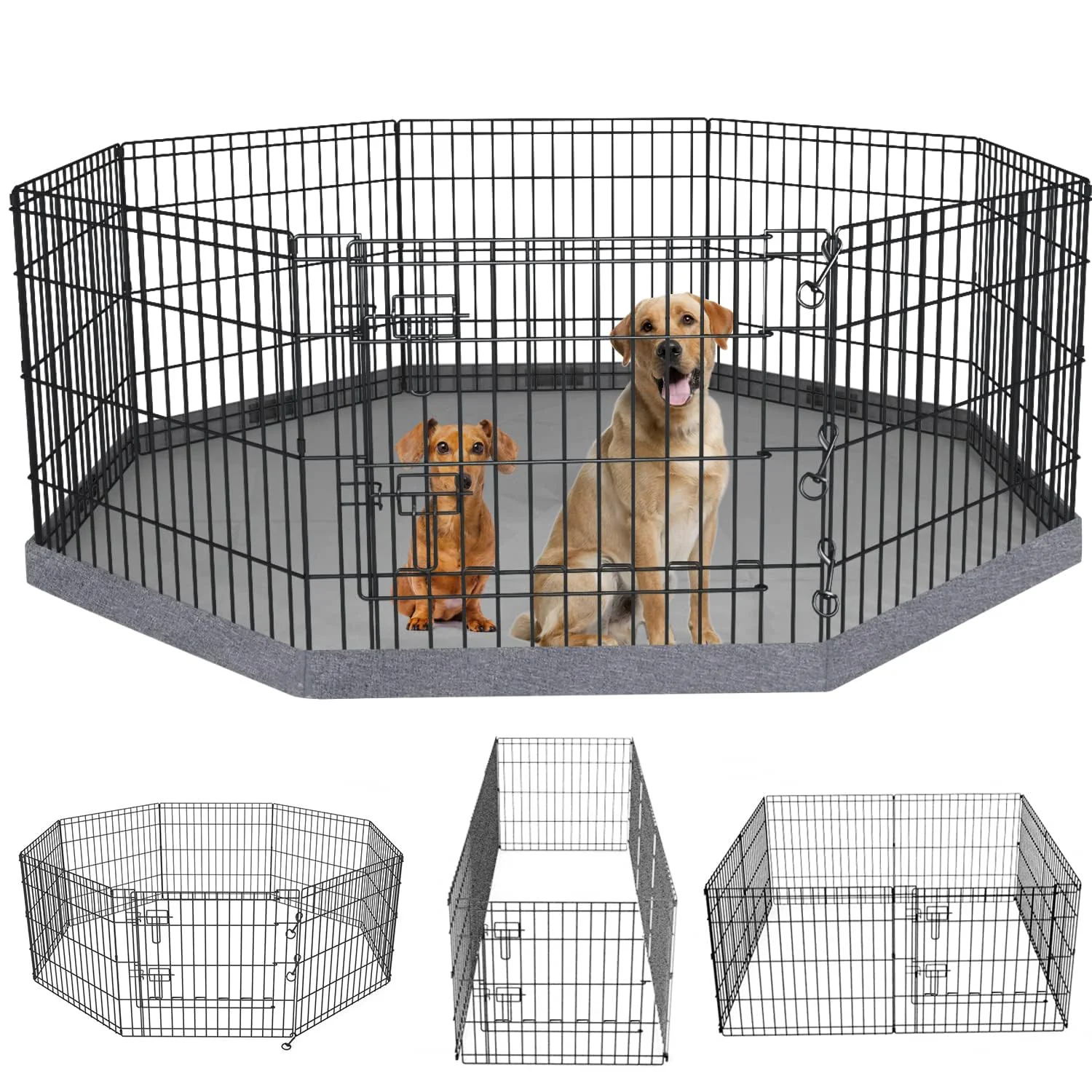 Efficient PETIME Foldable Metal Dog Exercise Pen Pet Puppy. Chosen for quality fits naturally into modern pet homes. Healthy