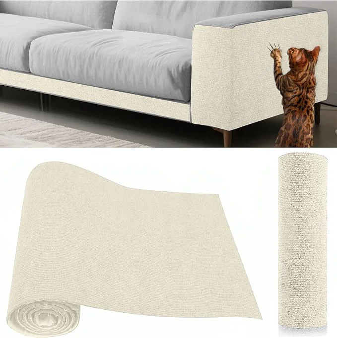 Sophisticated Cat Scratch Furniture Protector Couch Protector from cat Claws Self-Adhesive Excellent