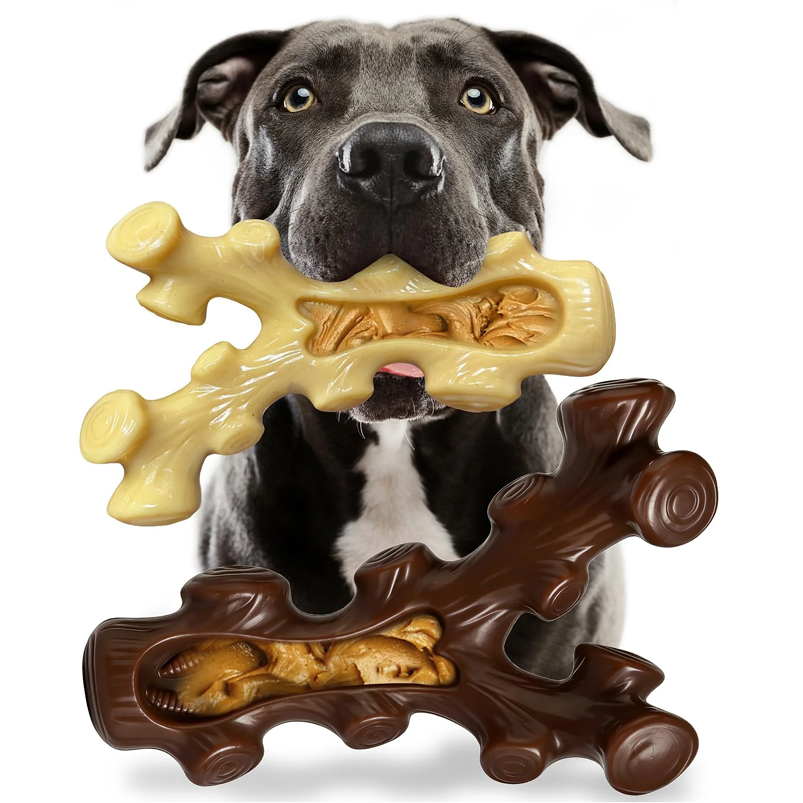 Contemporary SIHRMIU 2 Pack Dog Chew Toys for Aggressive Chewers. Chosen for quality fits naturally into modern pet homes. Traditional