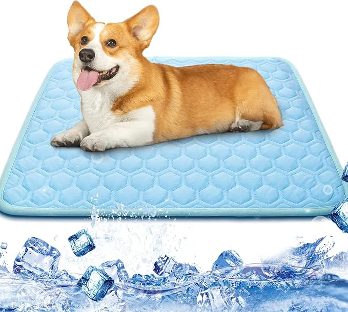 High-Grade Cooling Mat for Dogs Thicken Pad for Cats Rabbit Medium Large Dogs Internal Optimized