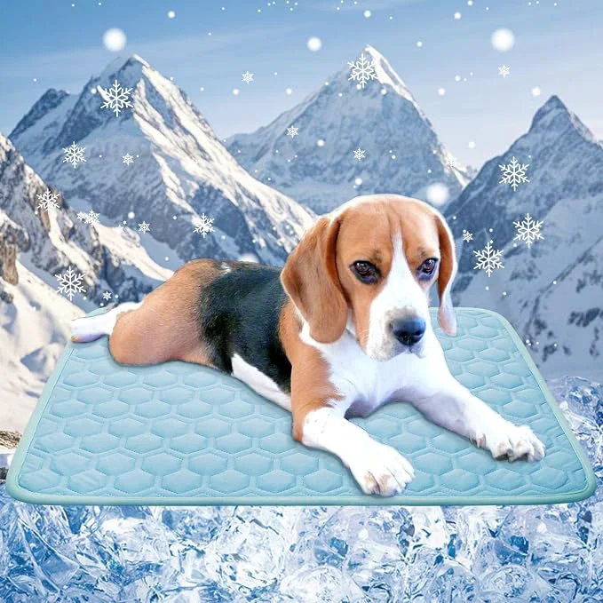 Long-Lasting Cooling Mat for Dogs Thicken Pad for Cats Rabbit Medium Large Dogs Internal Smooth