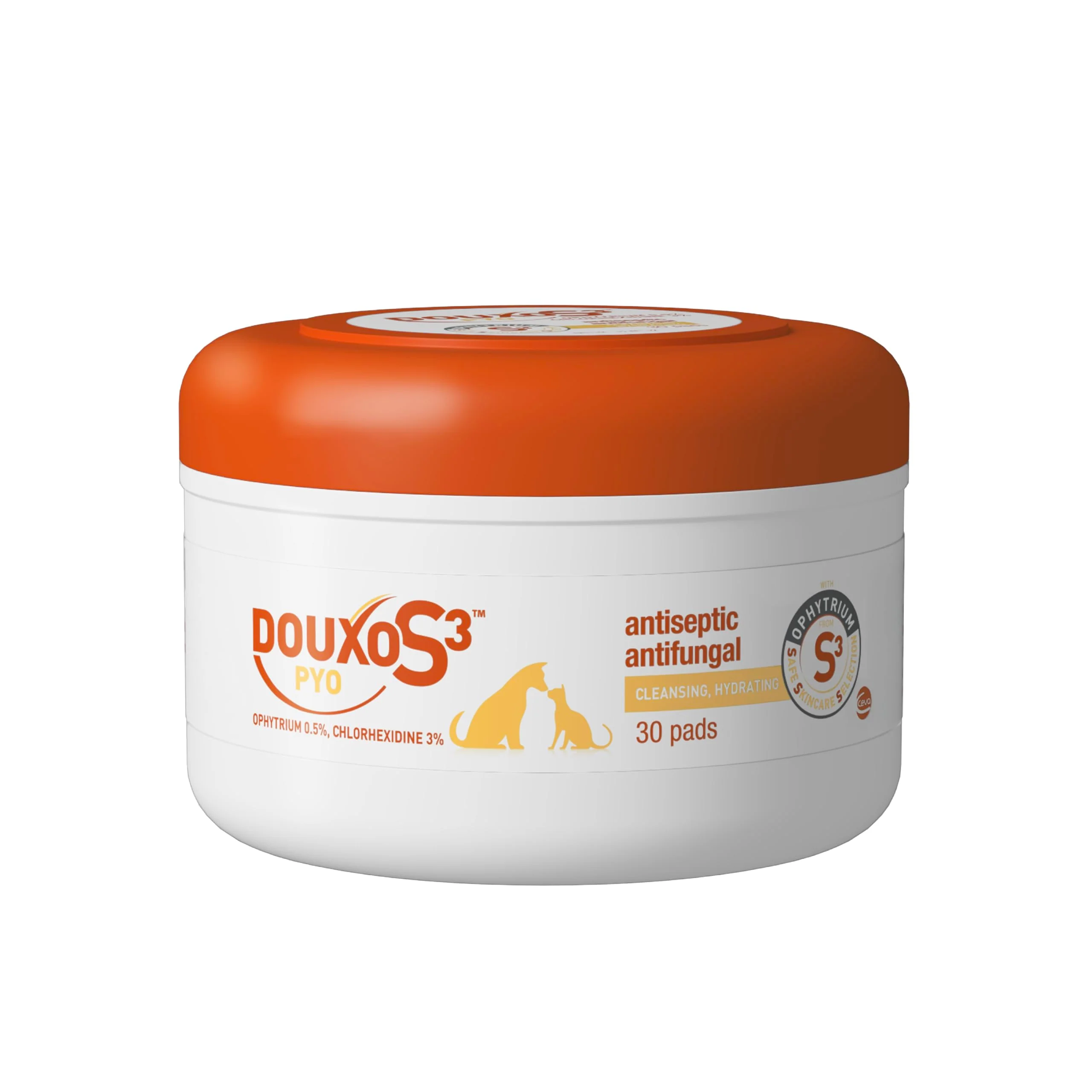 Soft Douxo S3 Pyo Pads – 3 Chlorhexidine 0.5 Ophytrium for Dogs Cats Trendy