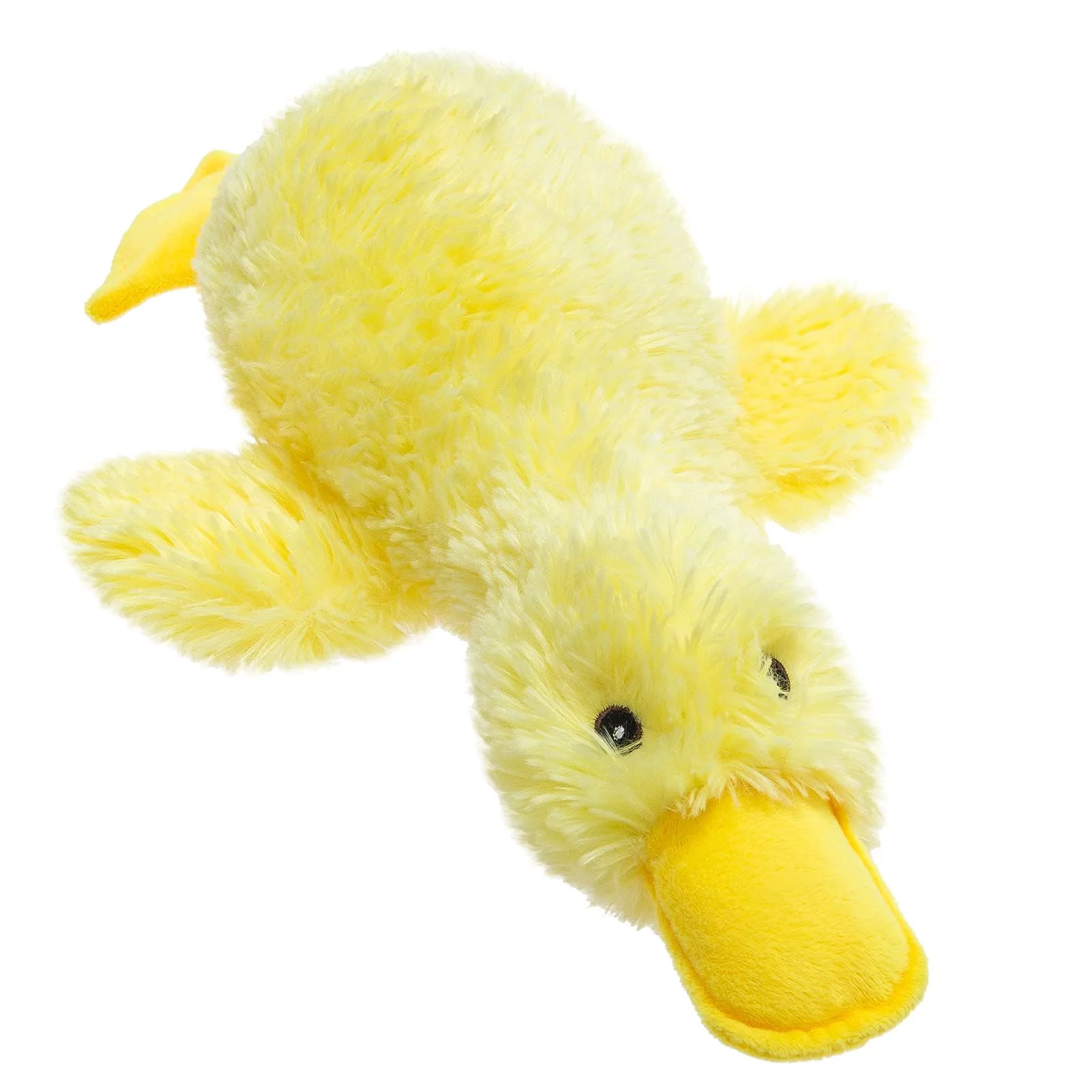 Traditional EXPAWLORER Plush Squeaky Duck Dog Toy - Soft Plush Interactive Chew for Small to Medium Dogs Effective