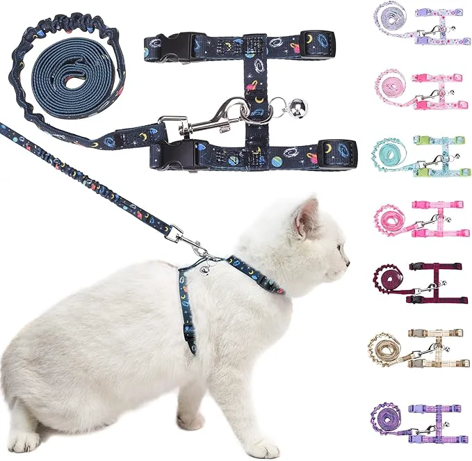 Secure BEAUTYZOO Cat Harness and Leash Set Escape Proof Certified