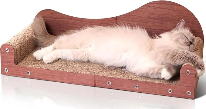 Elite ComSaf 26.4 Large Cat Scratcher Bed Cat Scratching Board Durable Cardboard Certified