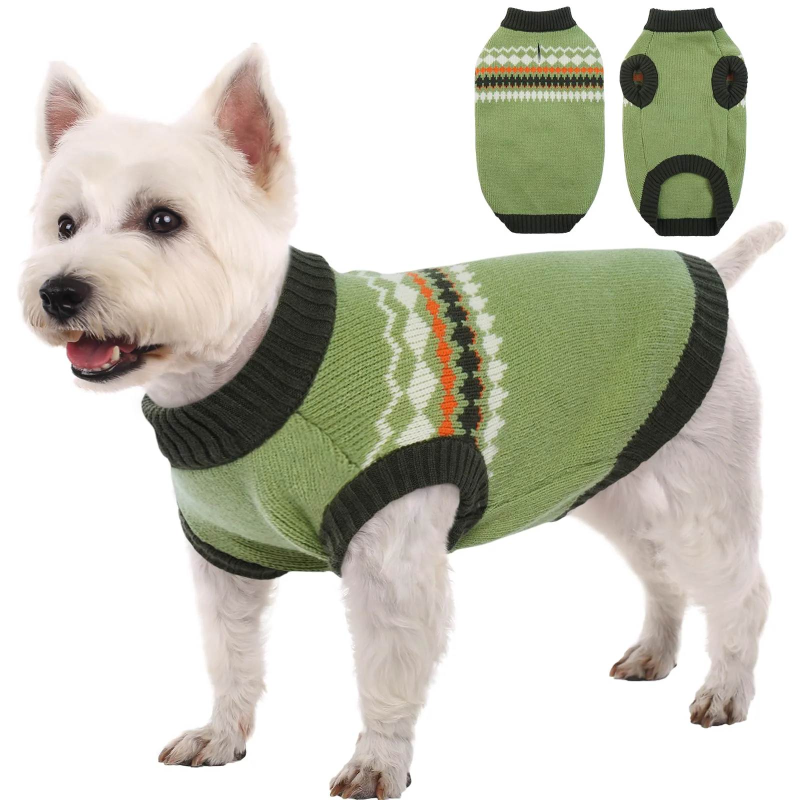 High-Grade Kuoser Dog Sweater - Knitted Christmas Fall Winter Puppy Sweater for Small to Large Dogs Recyclable