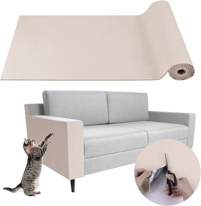 Fast Climbing Cat Scratcher Mat Trimmable Cat Scratching Post Carpet 157.4 x15.8 Expertly Made