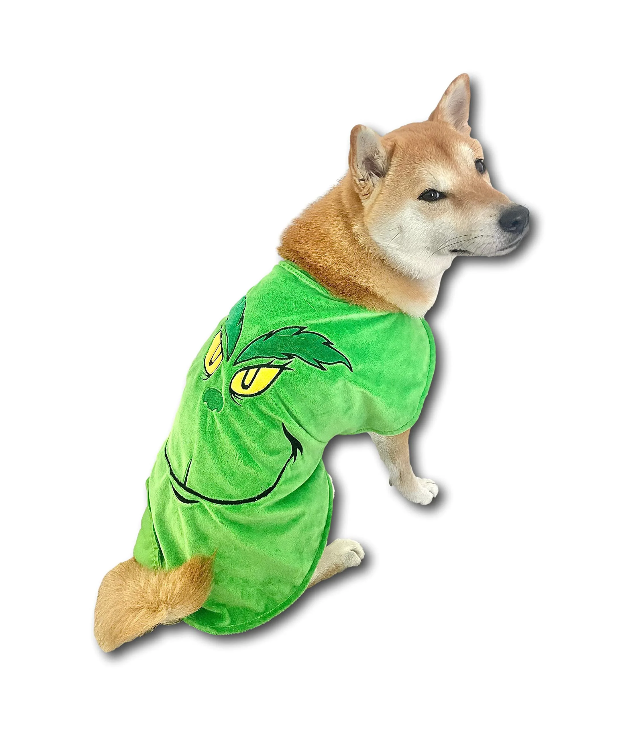 Relaxed ComfyCamper Green Monster Dog Costume - X-Large Monster Cape for Halloween Parties Carefully Designed