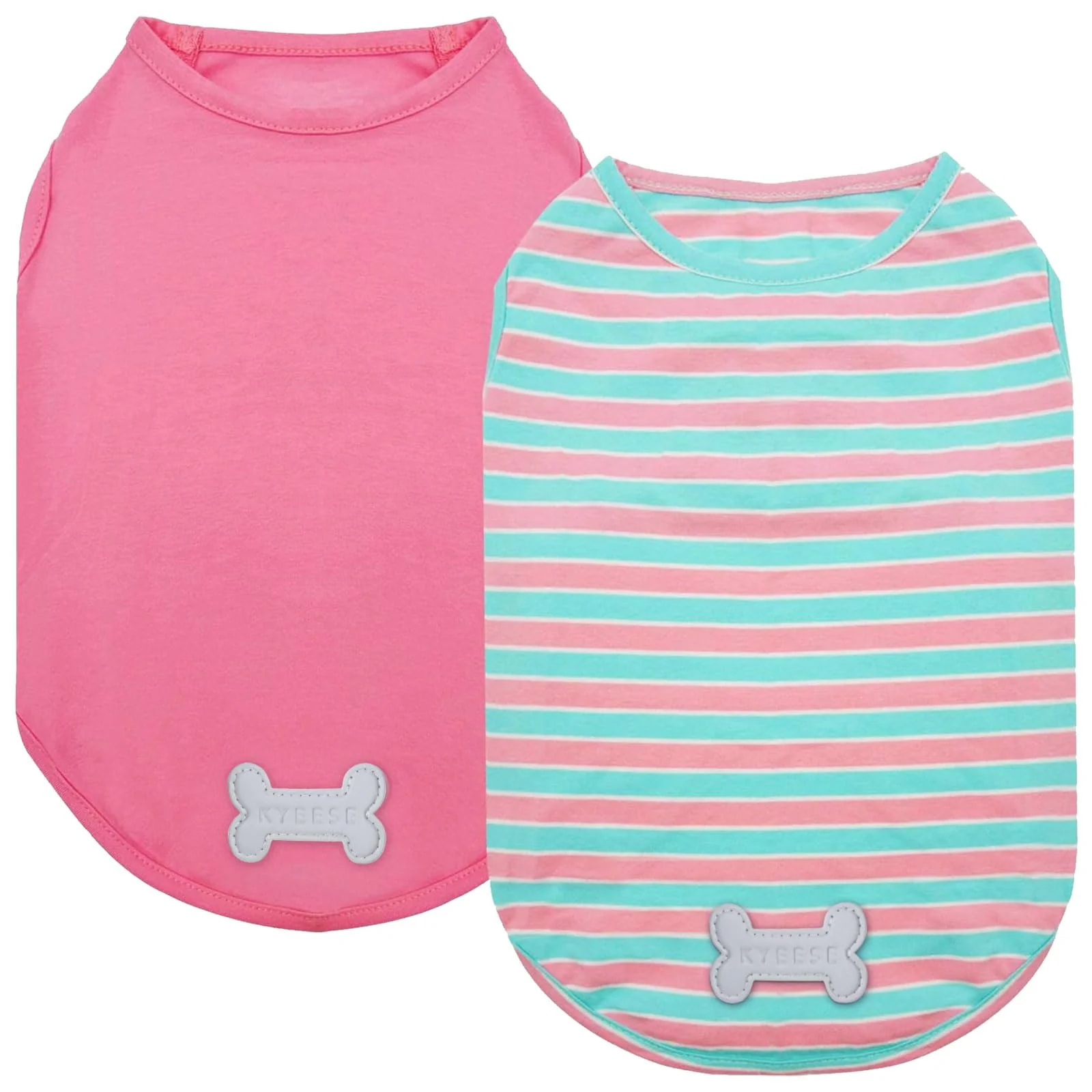 Trusted KYEESE 2Pack Striped Cotton Dog Shirts for Small Dogs Pink Stripe Next-Generation