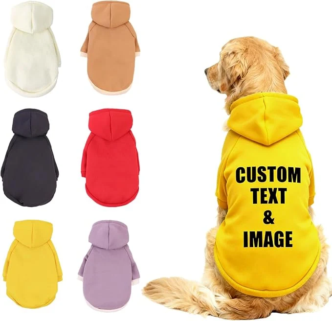 Unique Custom Dog Hoodie Personalized Sweatshirt Top-Quality