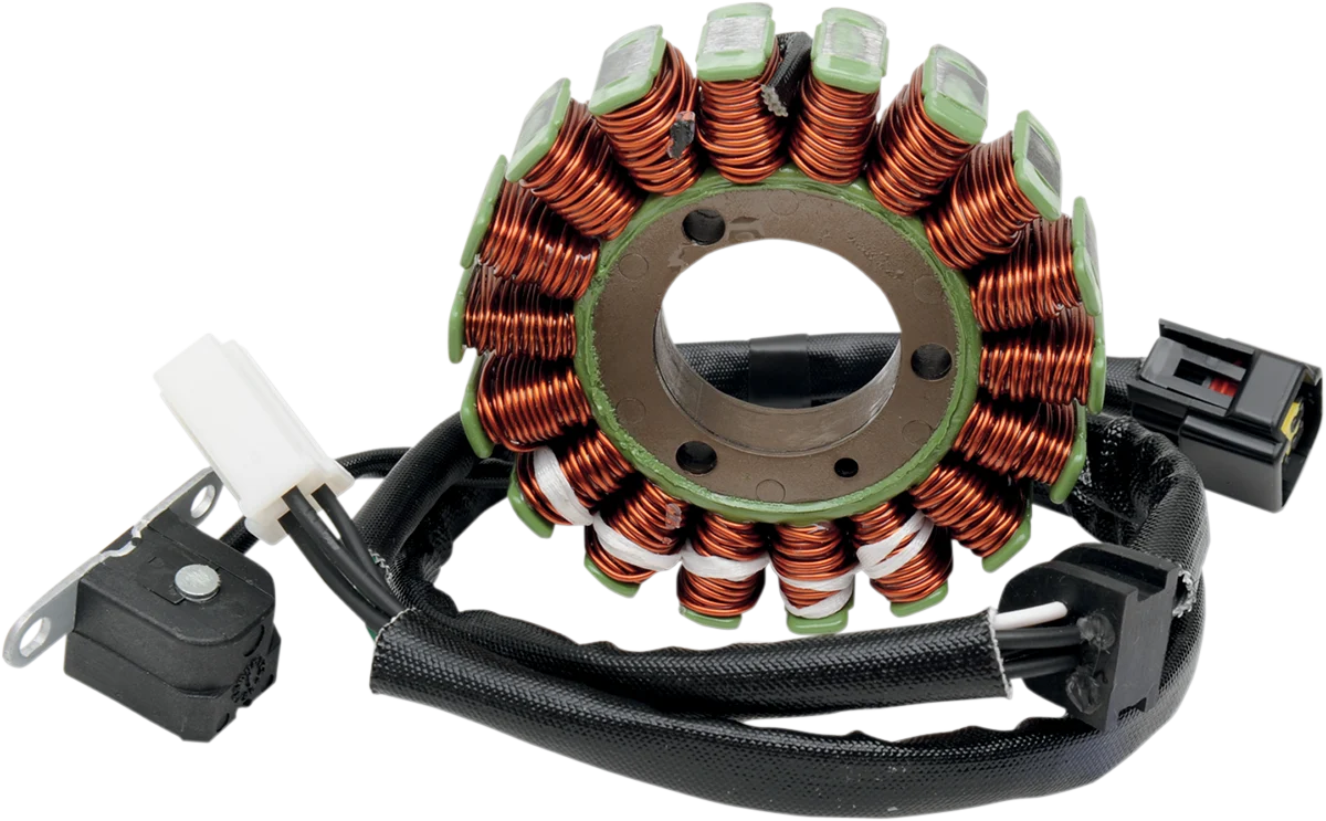 Green RICK'S MOTORSPORT ELECTRIC Hot Shot Stator - Suzuki 21-808H Superior